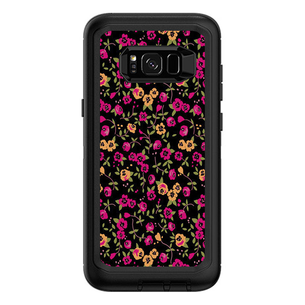  Floral, Flowers Otterbox Defender Samsung Galaxy S8 Plus Skin