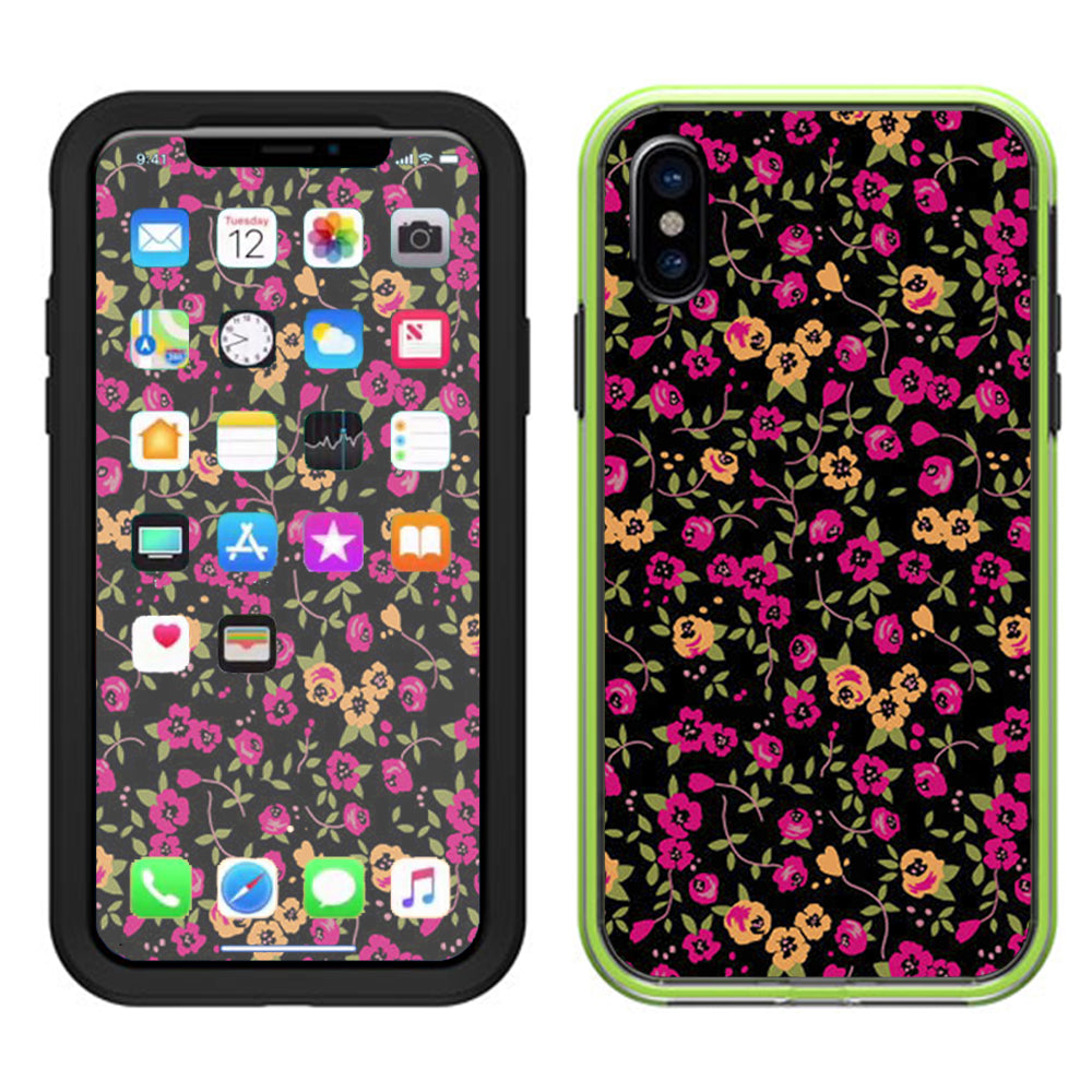  Floral, Flowers Lifeproof Slam Case iPhone X Skin