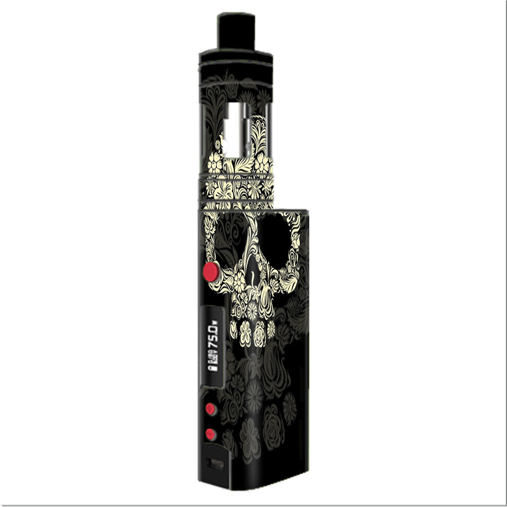  Flower Skull, Floral Skeleton Kangertech Topbox mini Skin