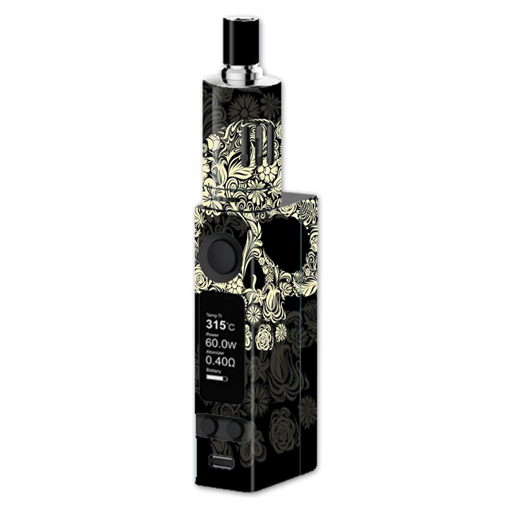  Flower Skull, Floral Skeleton Joyetech Evic VTC Mini Skin