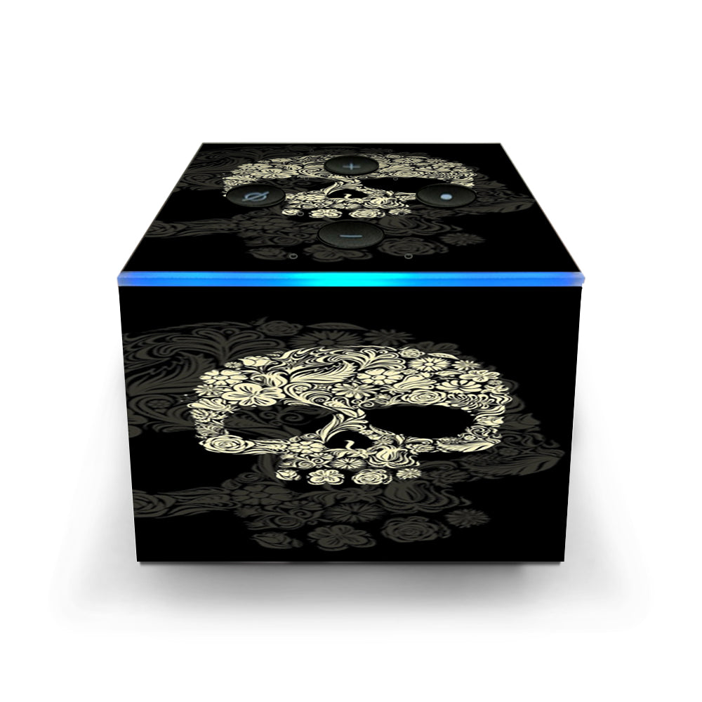  Flower Skull, Floral Skeleton Amazon Fire TV Cube Skin