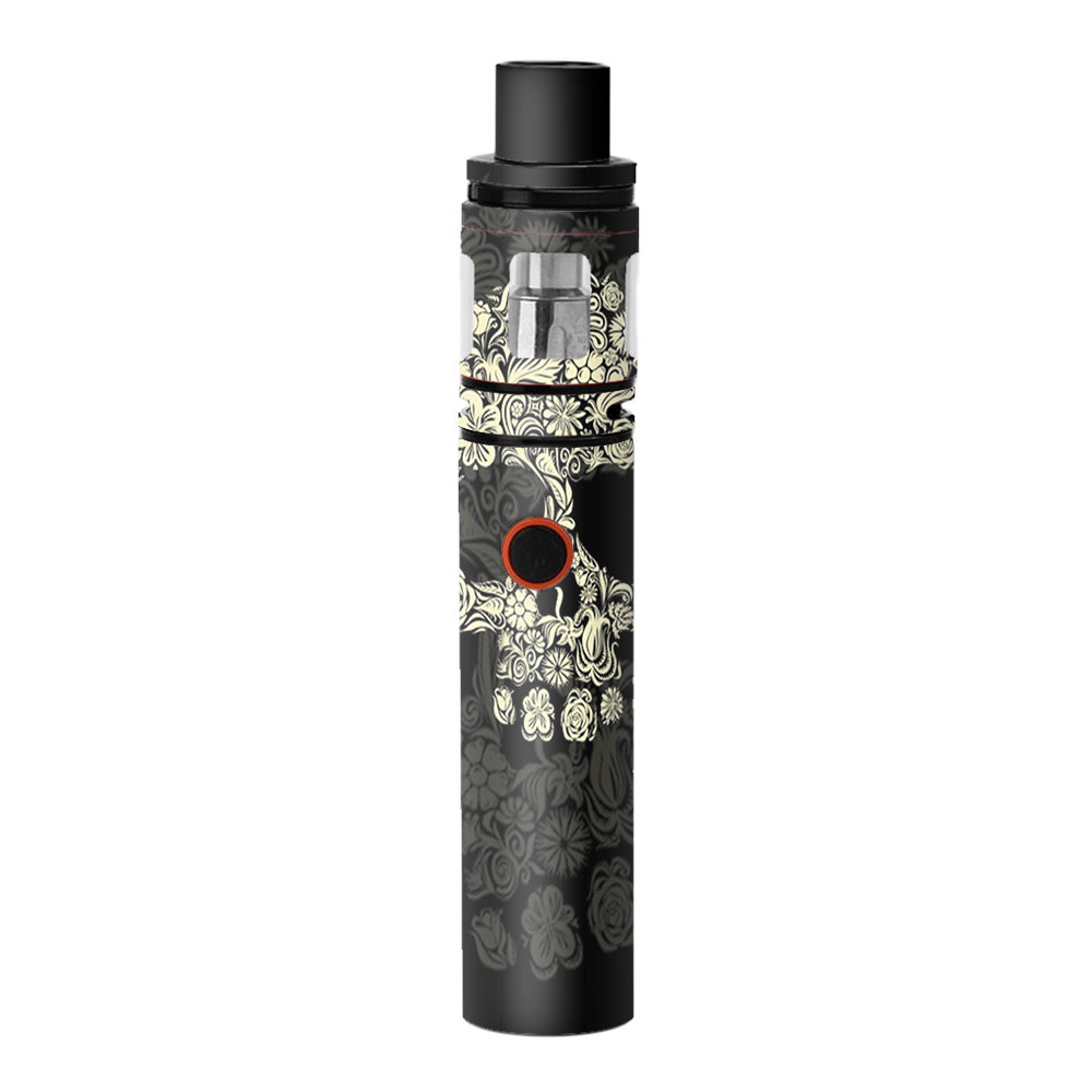  Flower Skull, Floral Skeleton Smok Stick V8 Skin