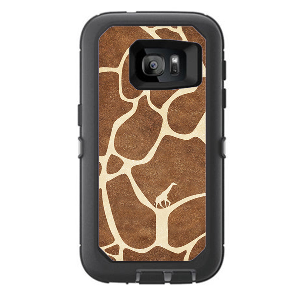  Giraffe Print Cute Giraffe Otterbox Defender Samsung Galaxy S7 Skin