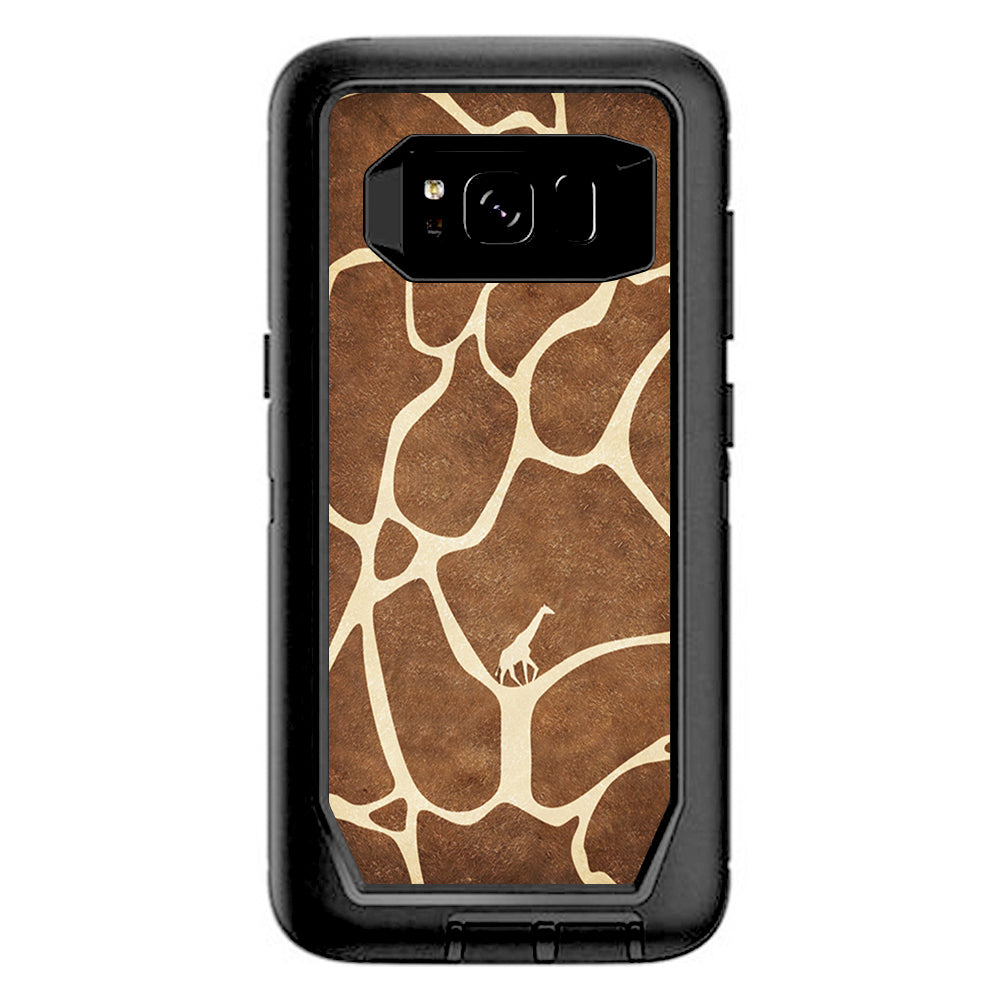  Giraffe Print Cute Giraffe Otterbox Defender Samsung Galaxy S8 Skin