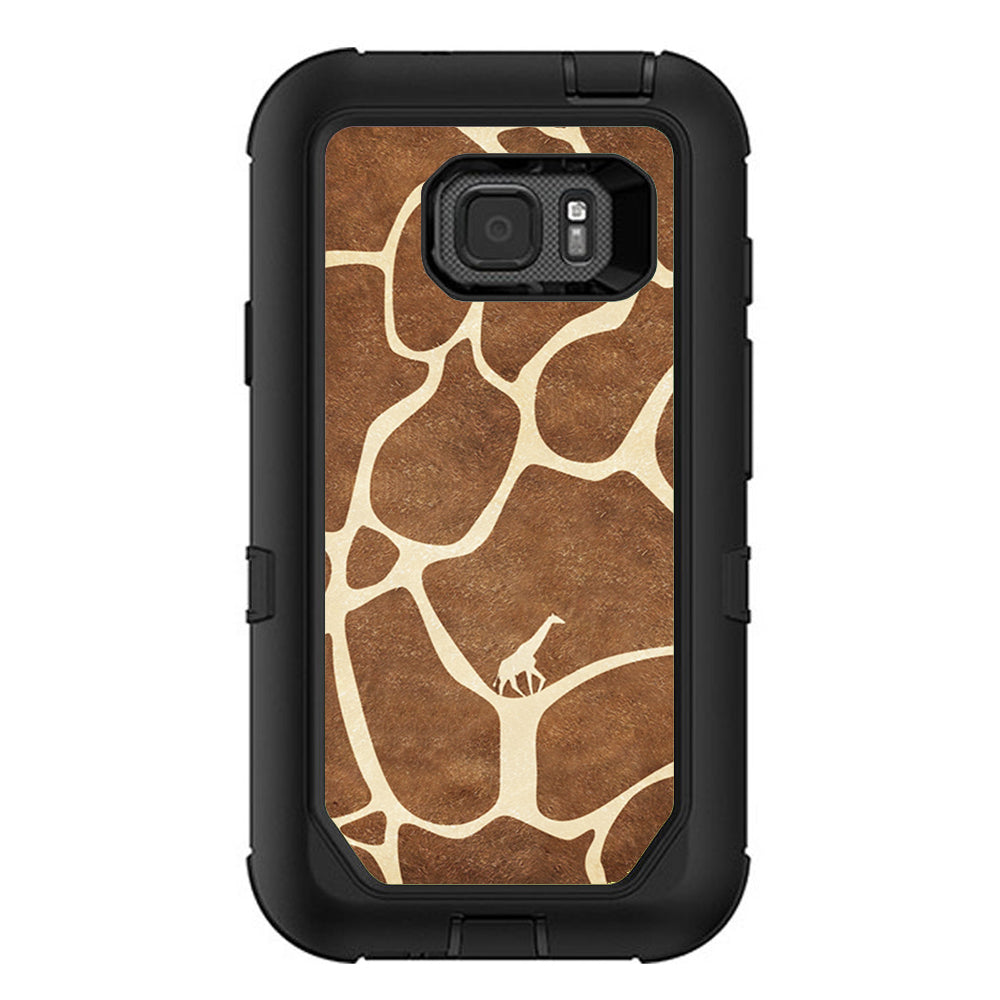  Giraffe Print Cute Giraffe Otterbox Defender Samsung Galaxy S7 Active Skin