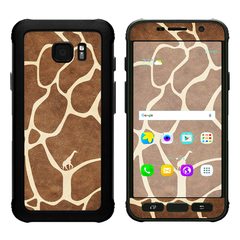  Giraffe Print Cute Giraffe Samsung Galaxy S7 Active Skin