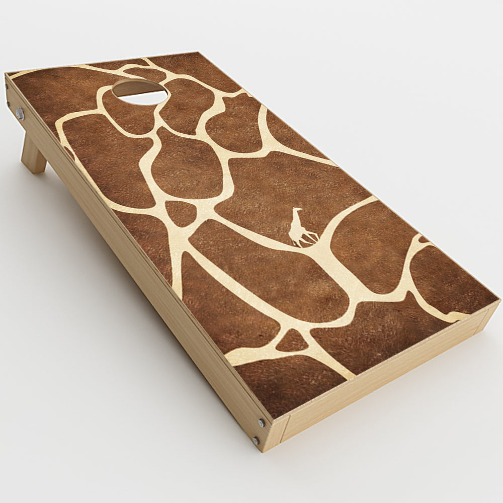  Giraffe Print Cute Giraffe Cornhole Game Boards  Skin