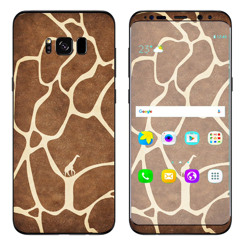  Giraffe Print Cute Giraffe Samsung Galaxy S8 Plus Skin