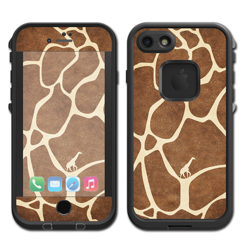  Giraffe Print Cute Giraffe Lifeproof Fre iPhone 7 or iPhone 8 Skin