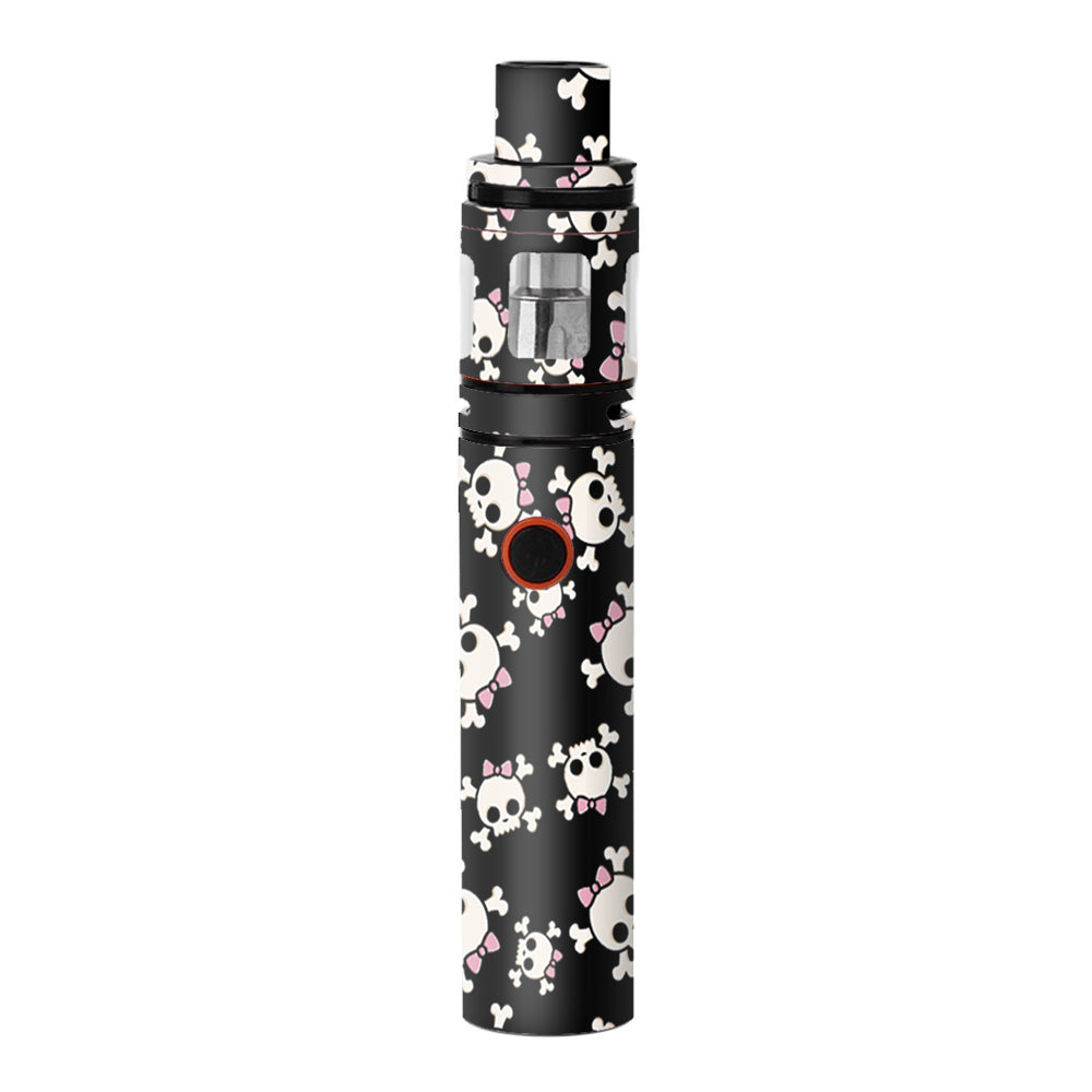  Girl Skullls, Skull With Bow Smok Stick V8 Skin