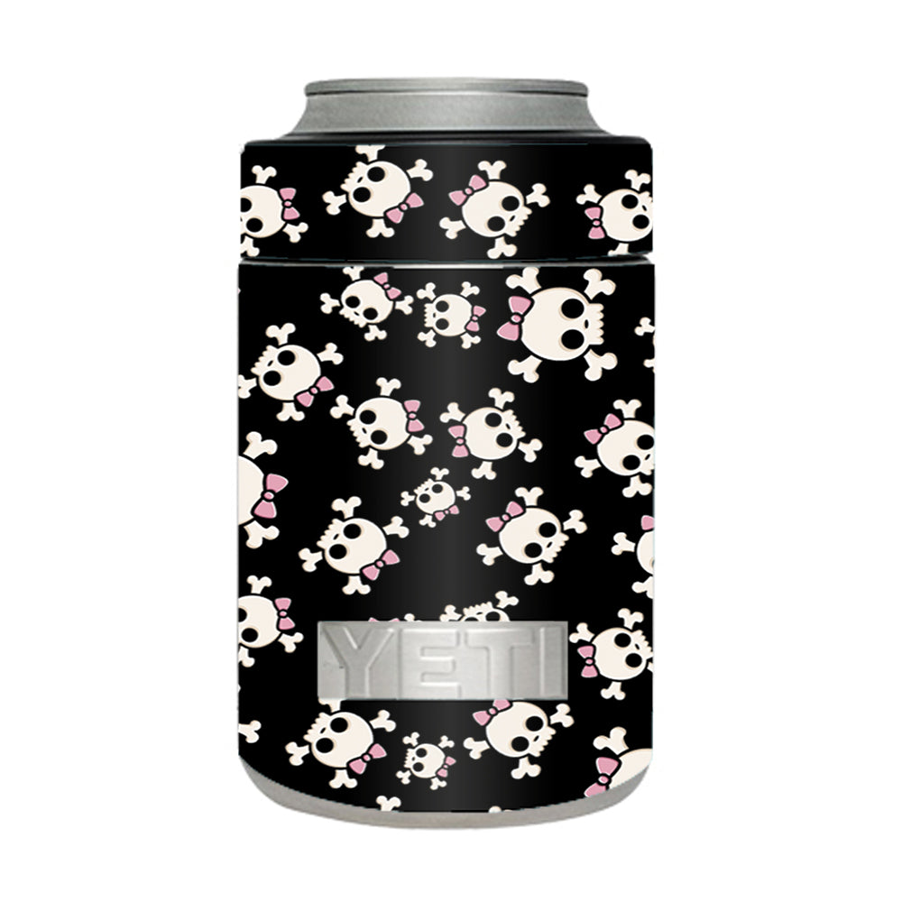  Girl Skullls, Skull With Bow Yeti Rambler Colster Skin