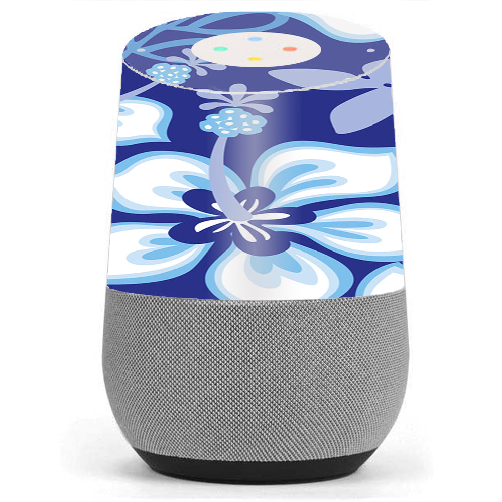  Hibiscus Hawaii Flower Blue Google Home Skin