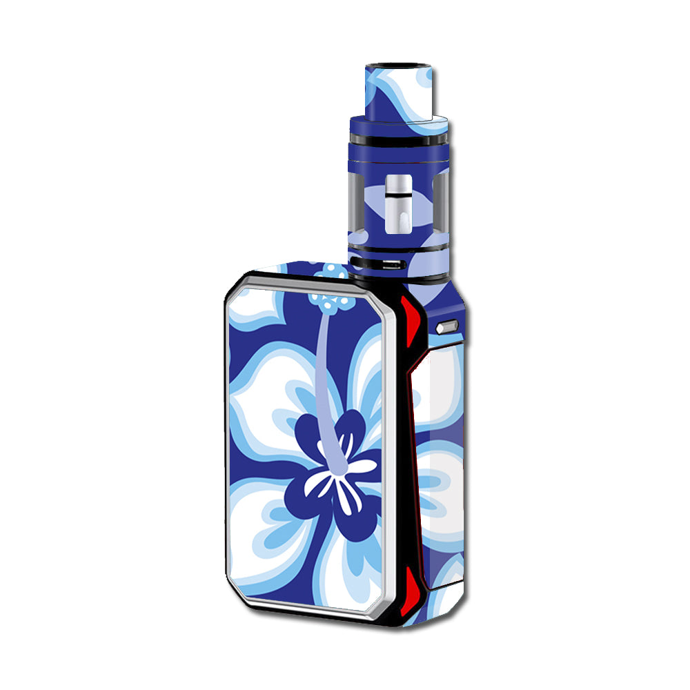  Hibiscus Hawaii Flower Blue Smok G-Priv 220W Skin