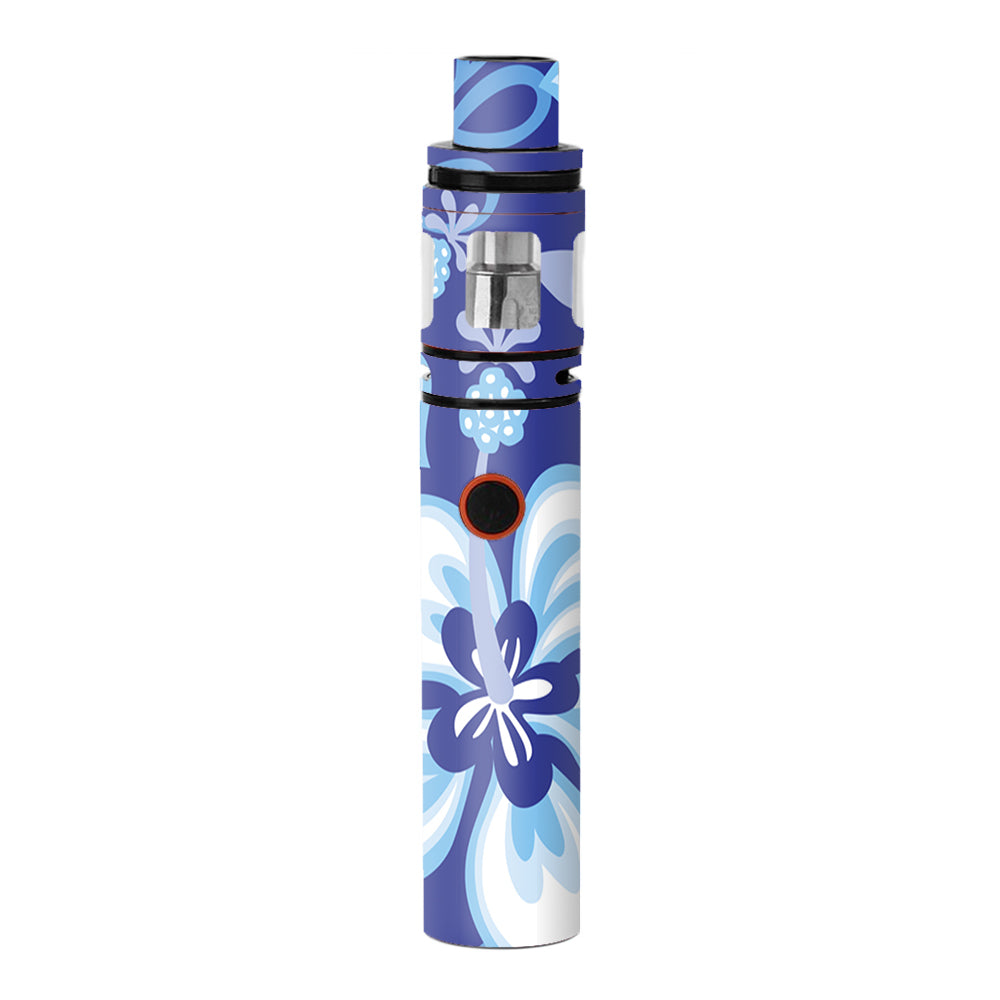  Hibiscus Hawaii Flower Blue Smok Stick V8 Skin