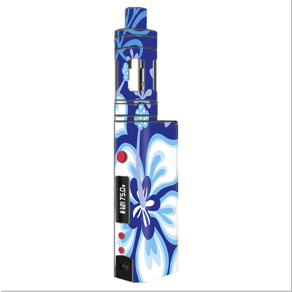  Hibiscus Hawaii Flower Blue Kangertech Topbox mini Skin