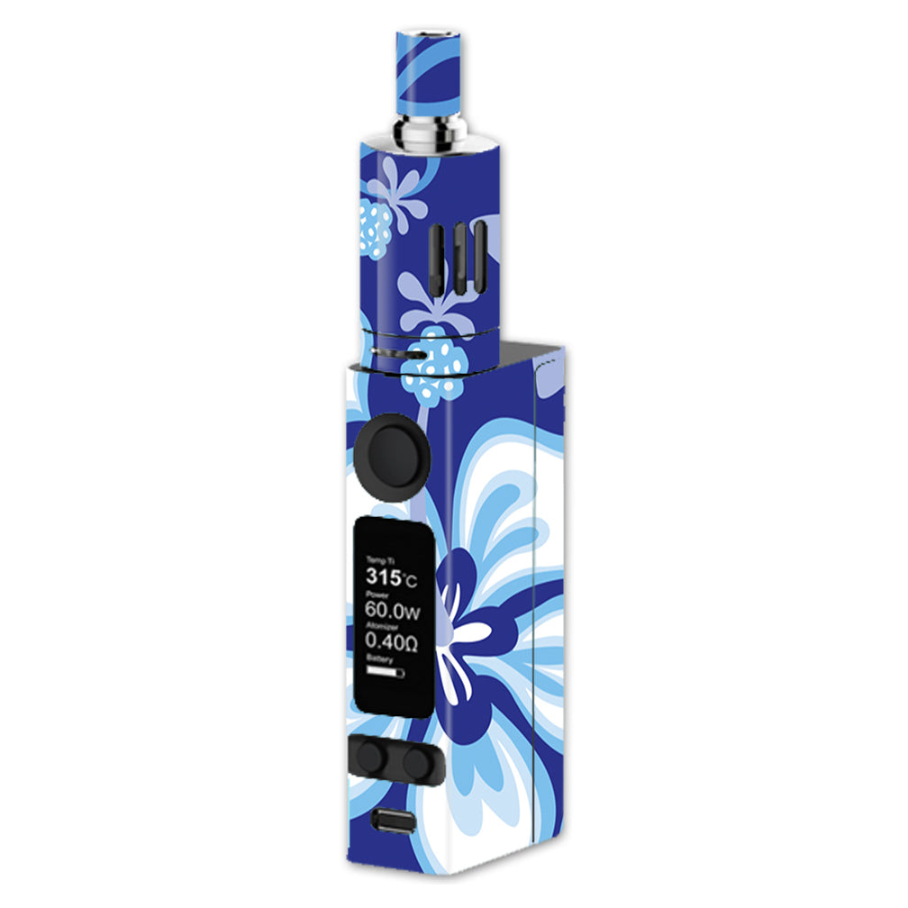  Hibiscus Hawaii Flower Blue Joyetech Evic VTC Mini Skin