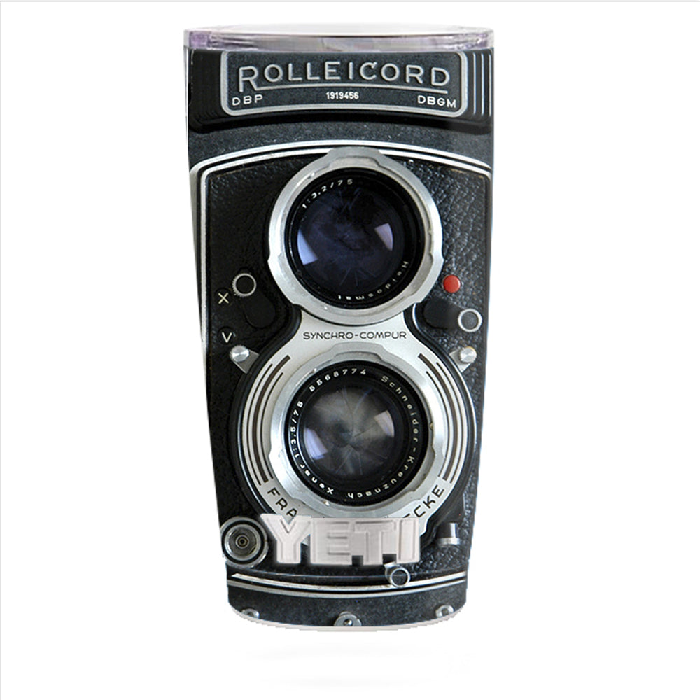  Camera- Rolleicord Yeti 20oz Rambler Tumbler Skin