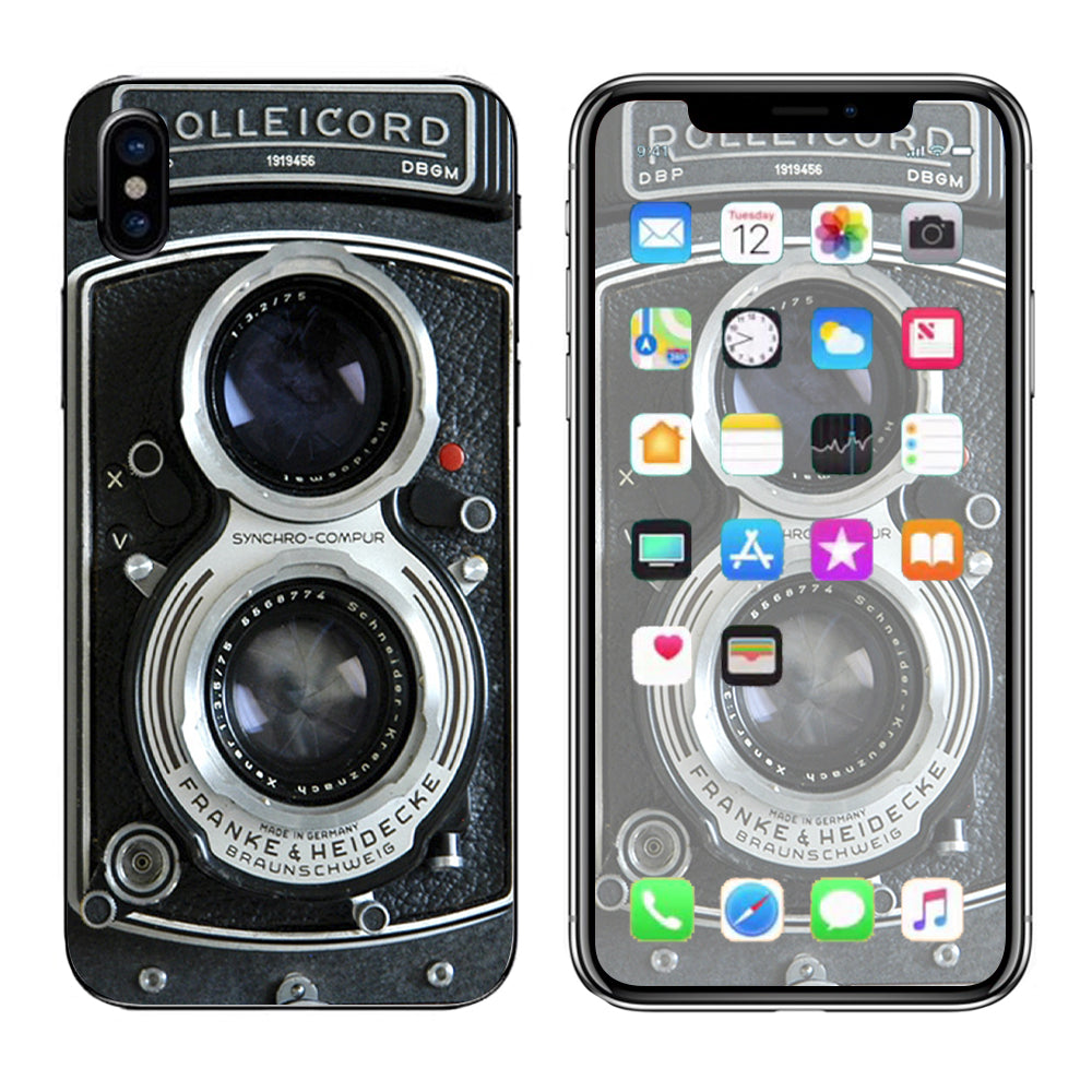  Camera- Rolleicord Apple iPhone X Skin