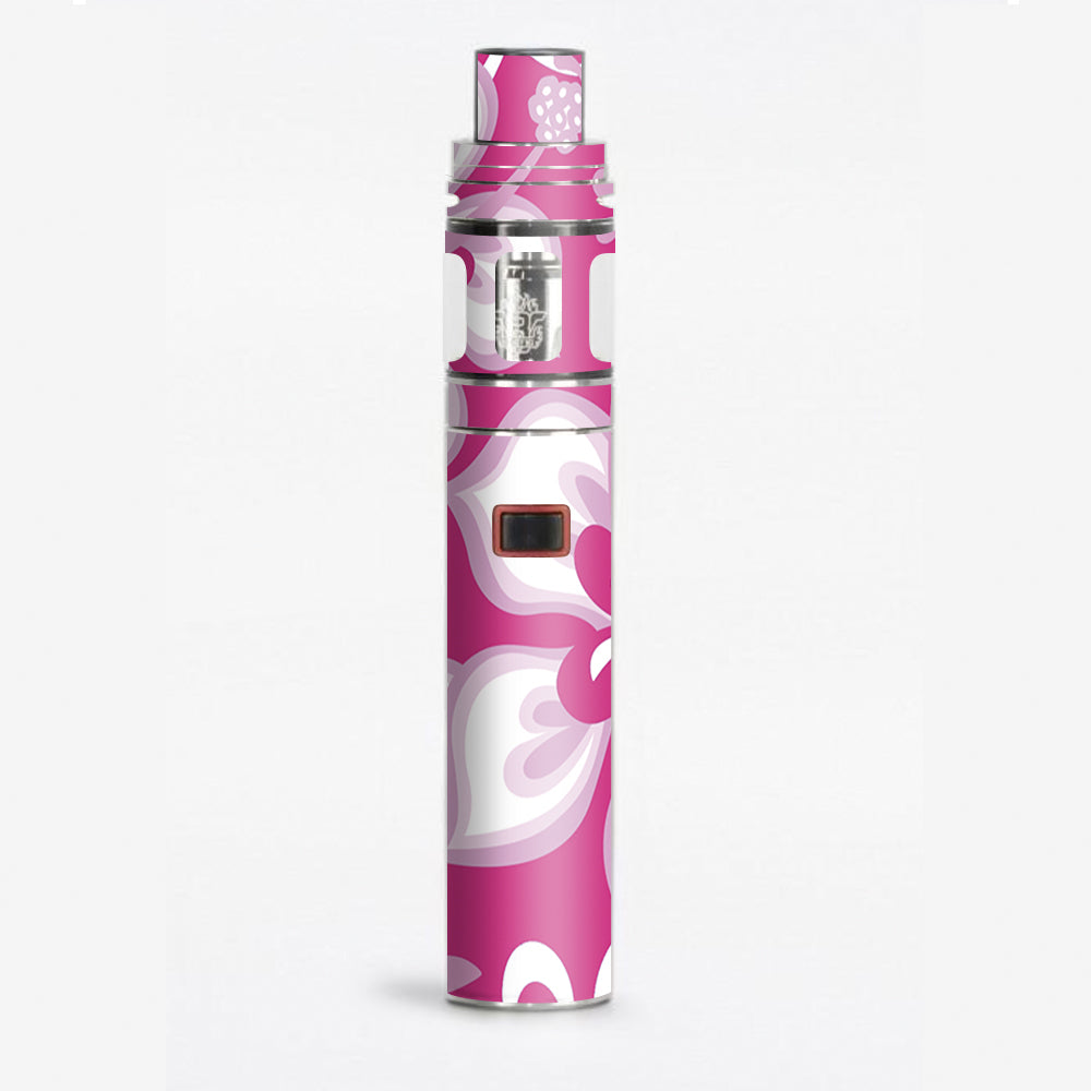  Hibiscus Tropical Flowers Pink Smok Stick X8 Skin