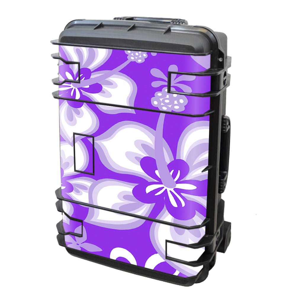  Hibiscus Hawaiian Flowers  Purple Seahorse Case Se-920 Skin