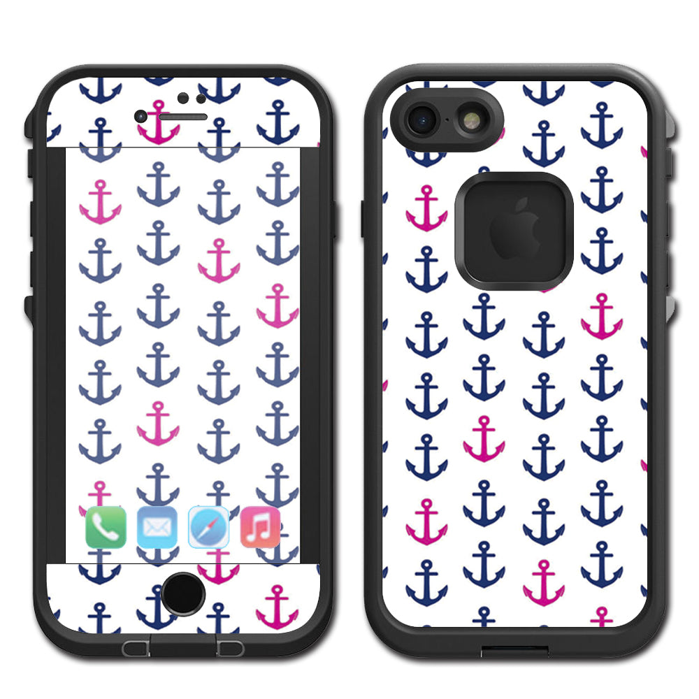  Little Anchors Lifeproof Fre iPhone 7 or iPhone 8 Skin