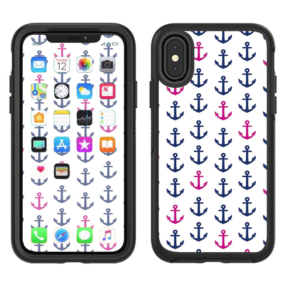  Little Anchors Otterbox Defender Apple iPhone X Skin