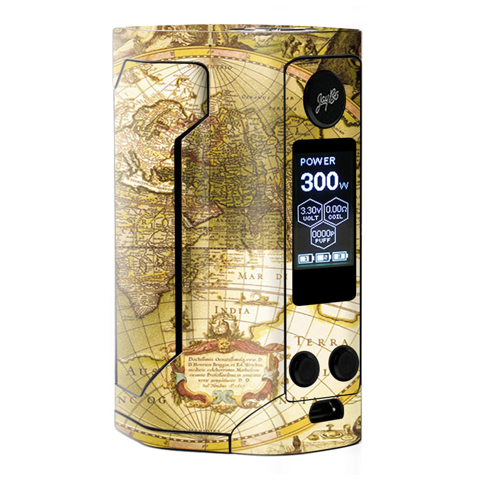  Old School Maps Wismec RX Gen 3 Skin