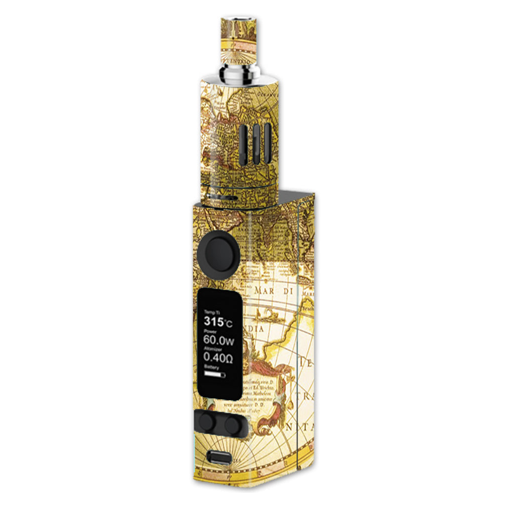  Old School Maps Joyetech Evic VTC Mini Skin