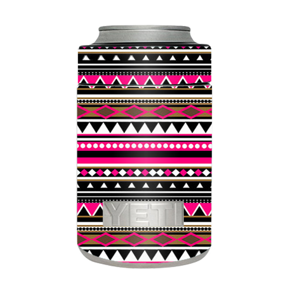  Pink Aztec Indian Chevron Yeti Rambler Colster Skin