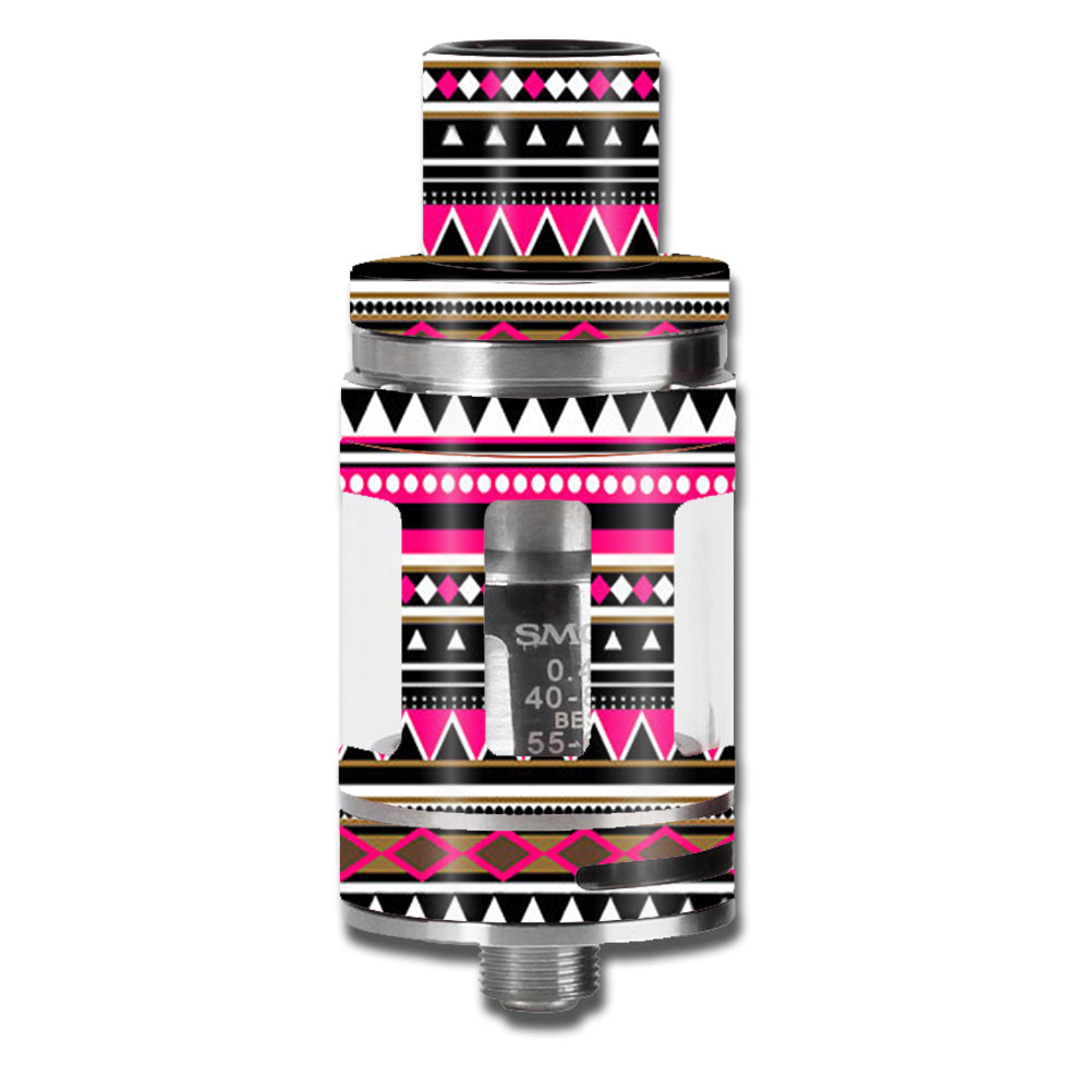  Pink Aztec Indian Chevron Smok TFV8 Micro Baby Beast Skin