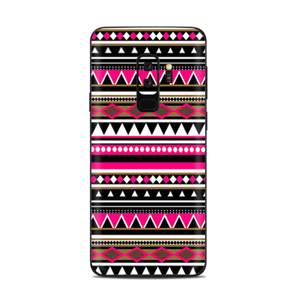  Pink Aztec Indian Chevron Samsung Galaxy S9 Plus Skin