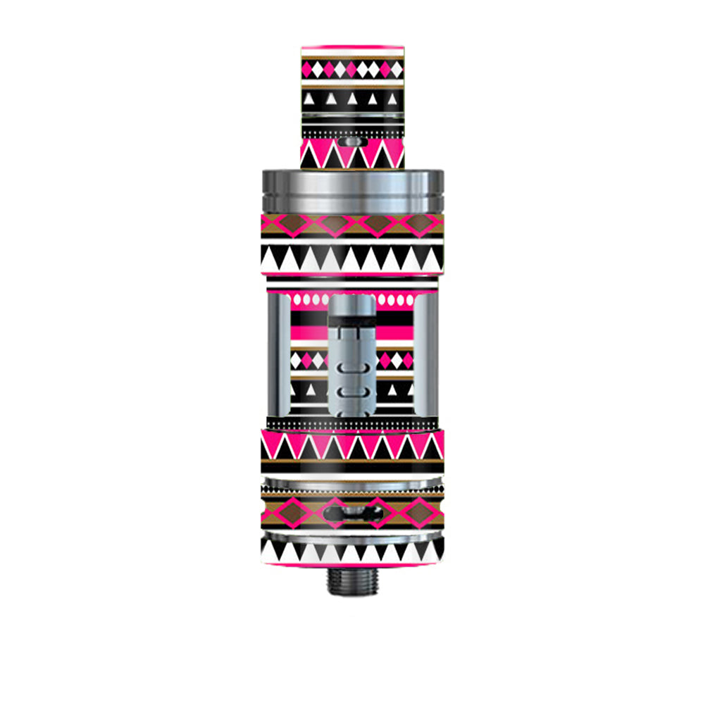  Pink Aztec Indian Chevron Smok TFV4 Tank Skin