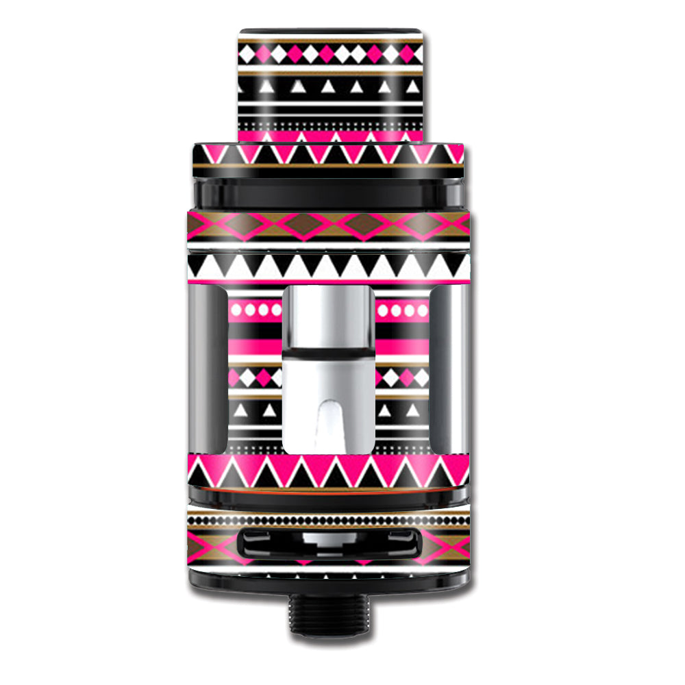  Pink Aztec Indian Chevron Smok TFV8 Mini Big Baby Beast Skin
