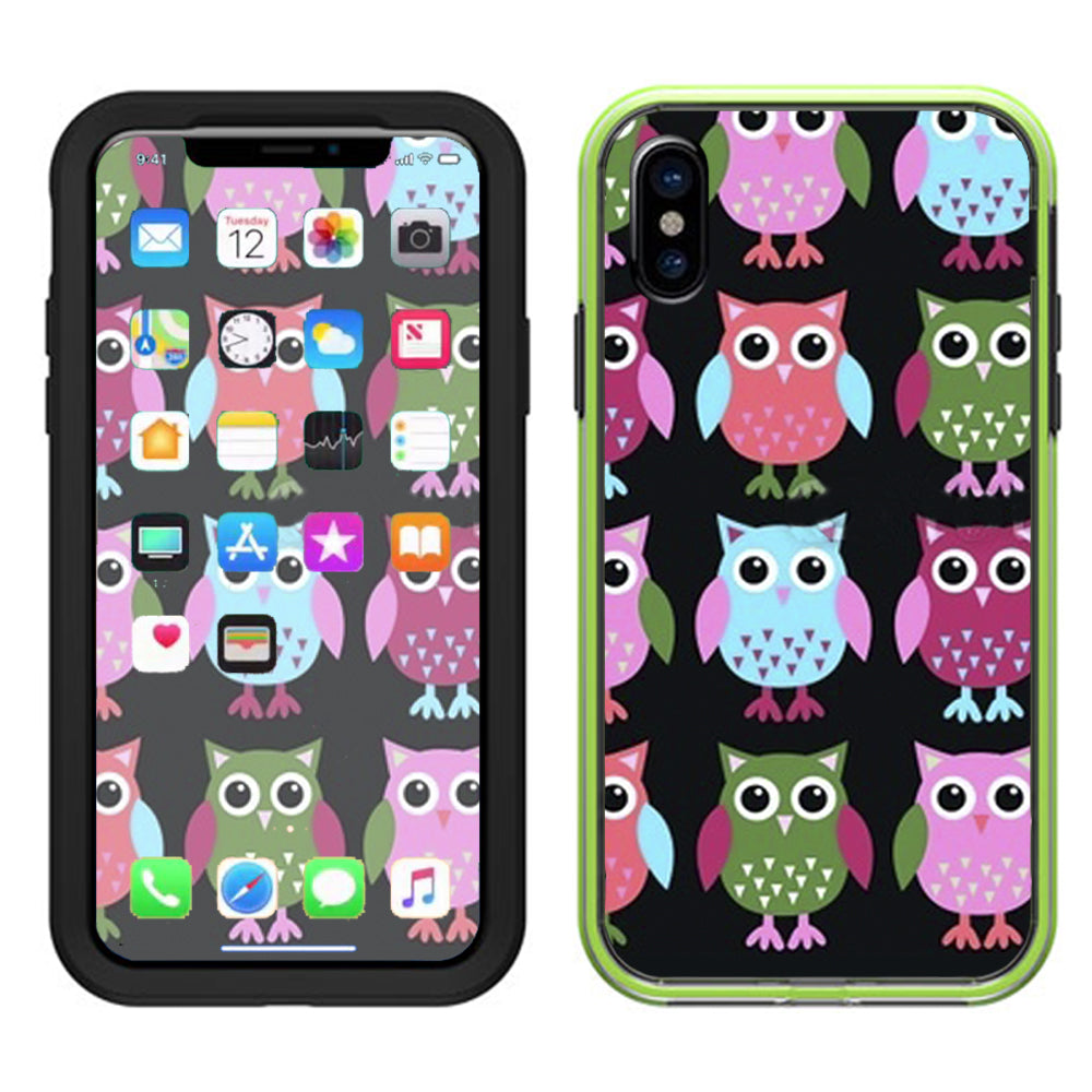  Cute Owls Lifeproof Slam Case iPhone X Skin