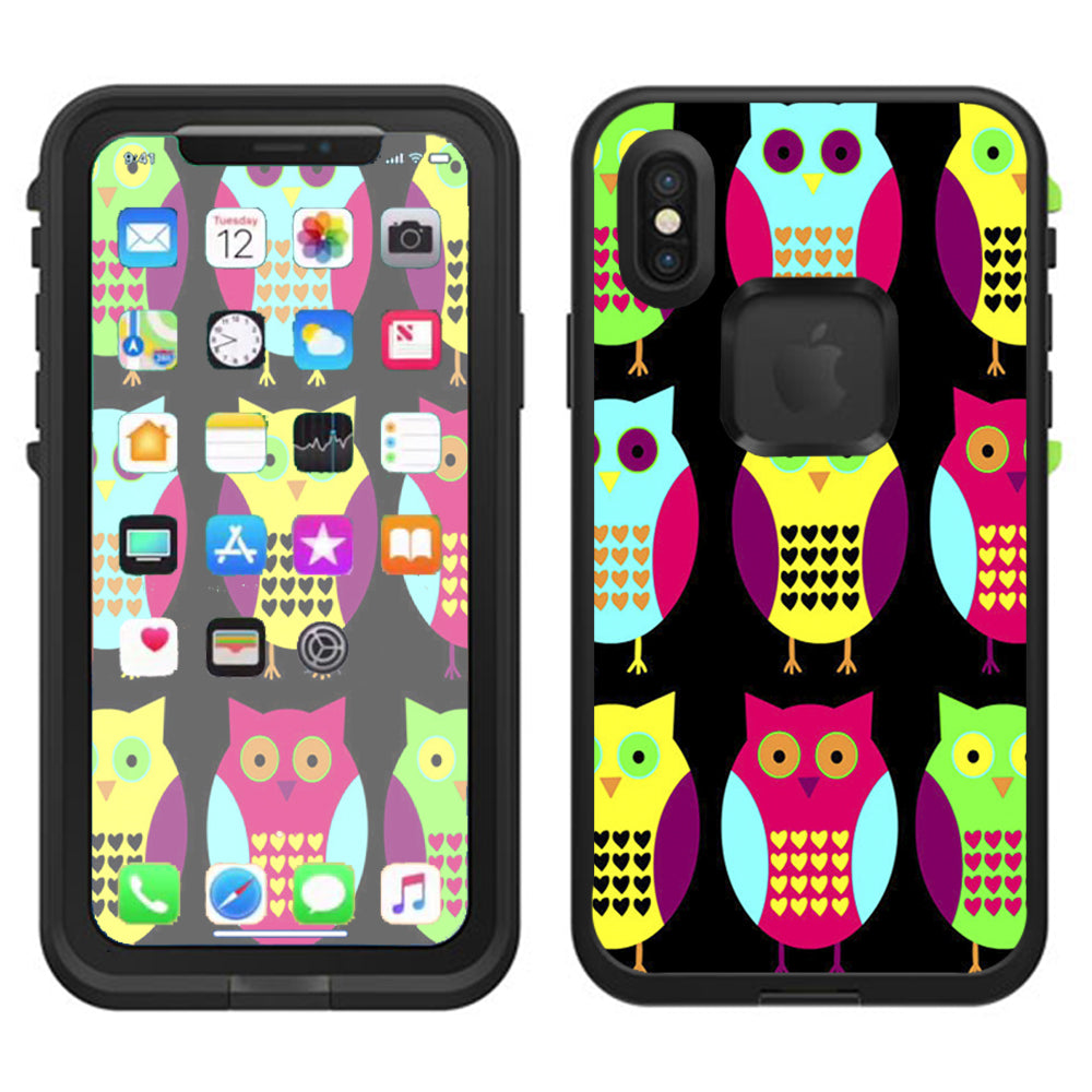  Cute Owls 2 Lifeproof Fre Case iPhone X Skin