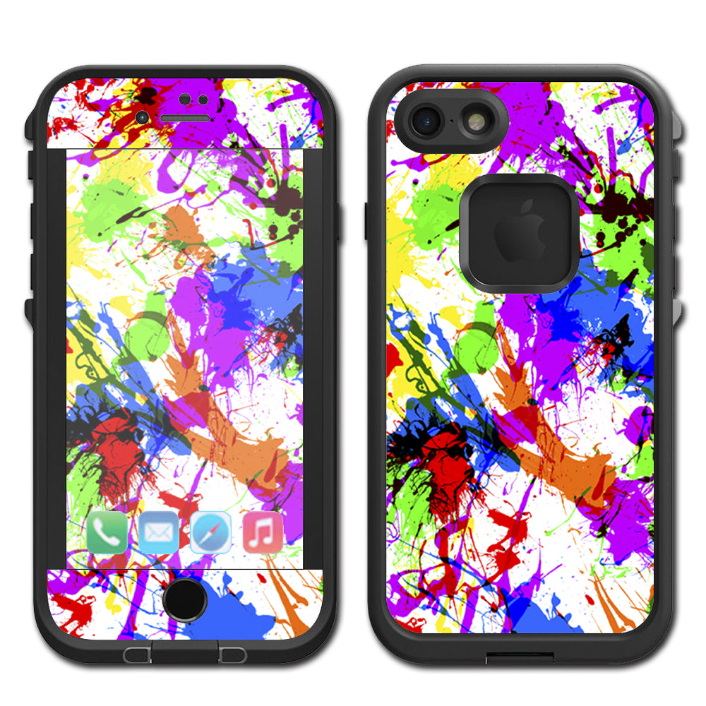  Paint Splatter Lifeproof Fre iPhone 7 or iPhone 8 Skin