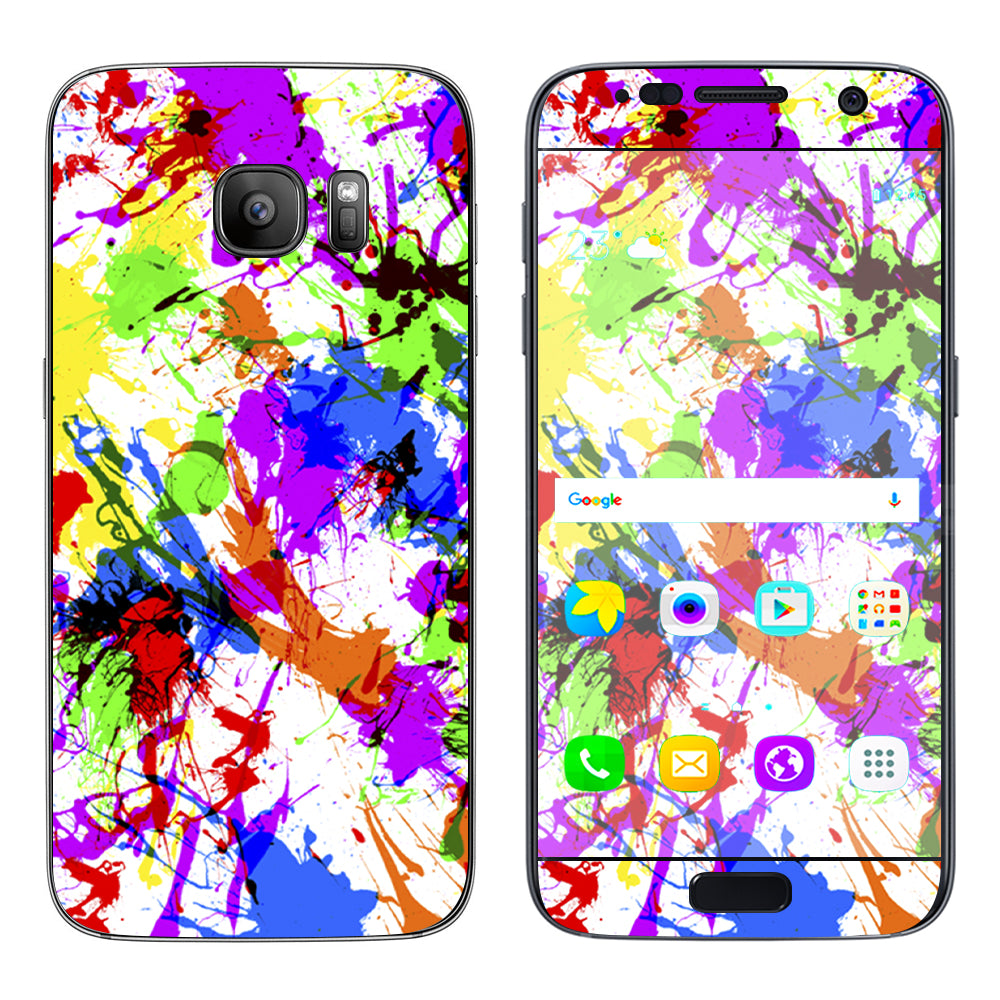  Paint Splatter Samsung Galaxy S7 Skin