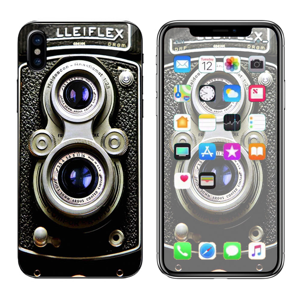  Camera- Rolleiflex Apple iPhone X Skin