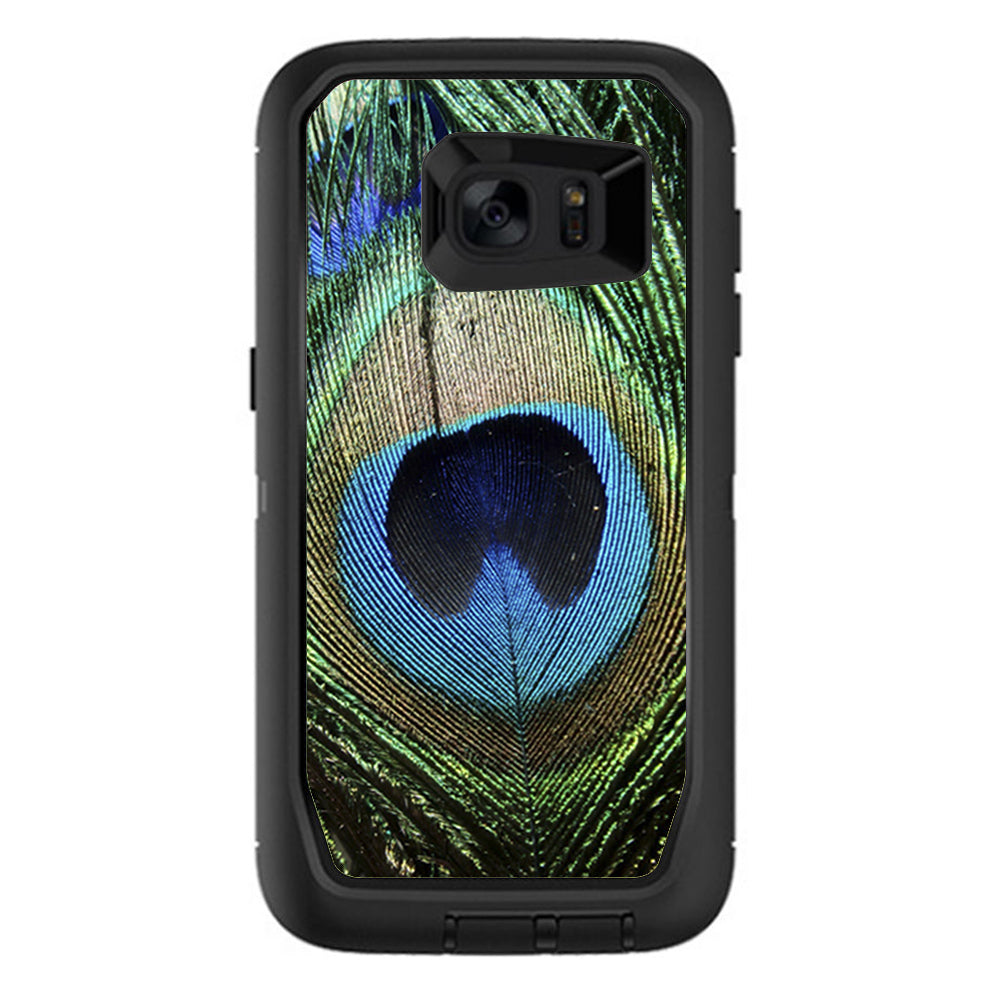 Peacock Feather Otterbox Defender Samsung Galaxy S7 Edge Skin