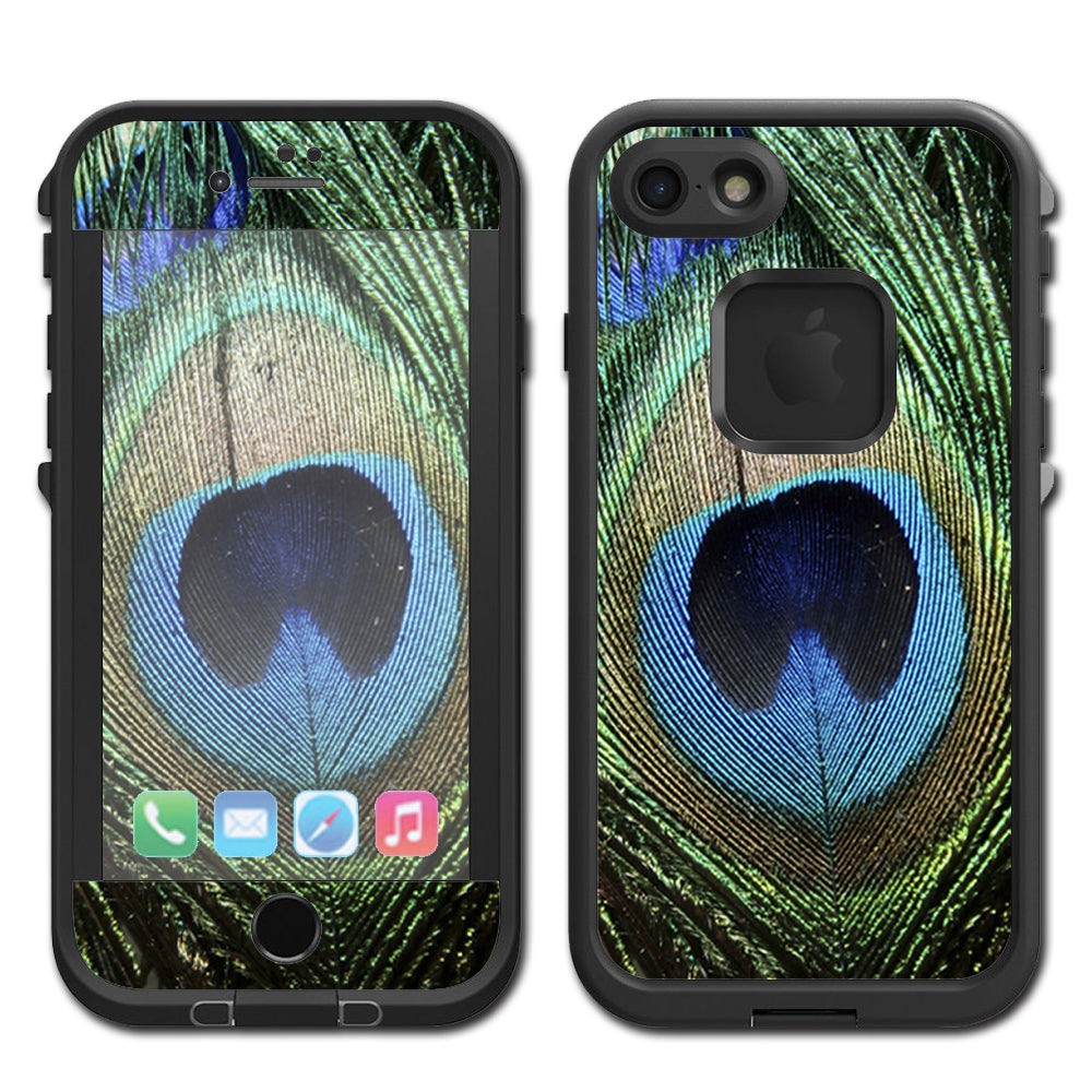  Peacock Feather Lifeproof Fre iPhone 7 or iPhone 8 Skin