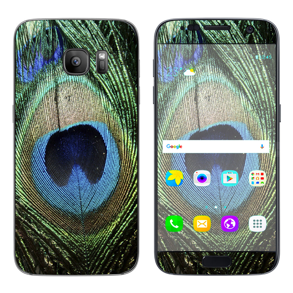  Peacock Feather Samsung Galaxy S7 Skin