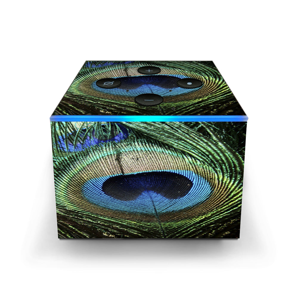  Peacock Feather Amazon Fire TV Cube Skin