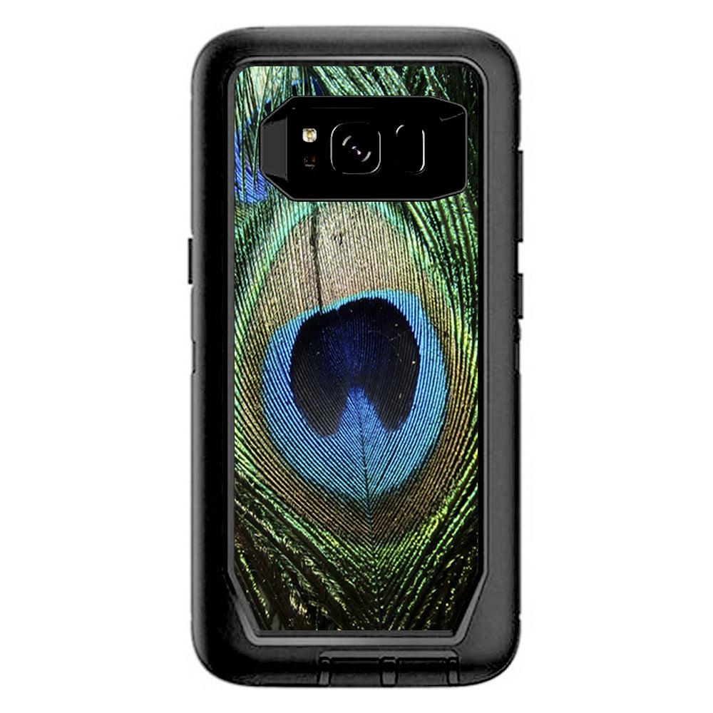  Peacock Feather Otterbox Defender Samsung Galaxy S8 Skin