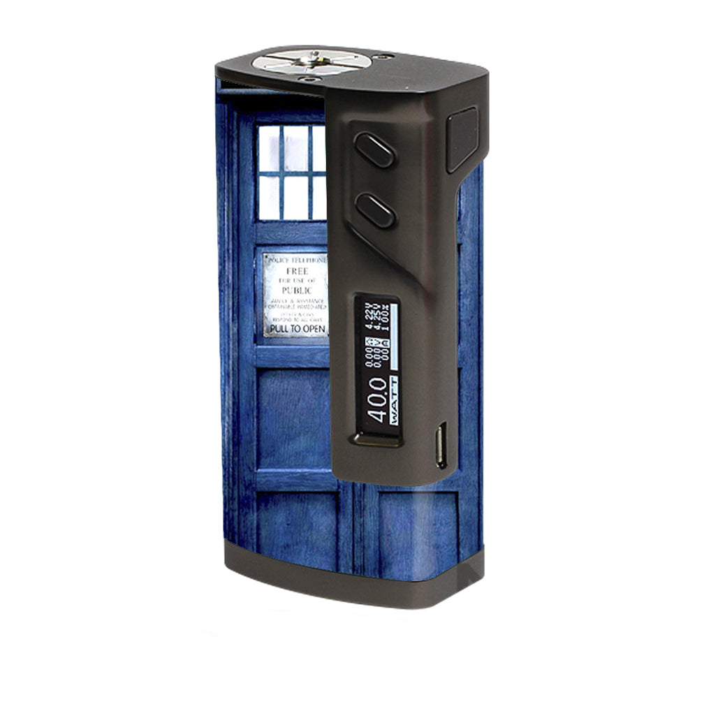  Phone Booth, Tardis Call Box Sigelei 213W Skin