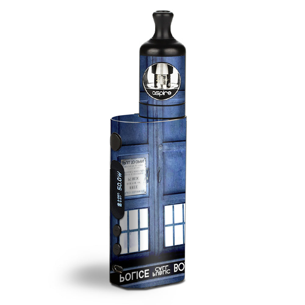  Phone Booth, Tardis Call Box Aspire Zelos Skin