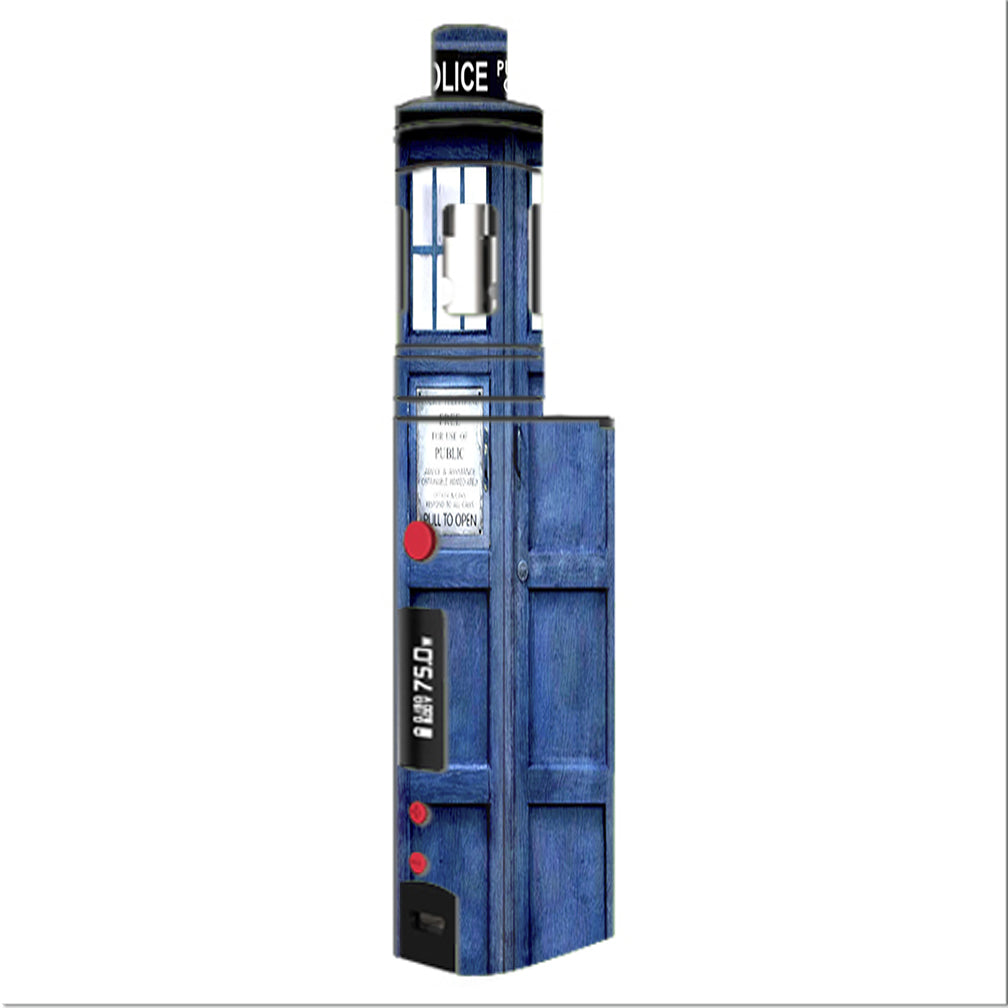  Phone Booth, Tardis Call Box Kangertech Topbox mini Skin