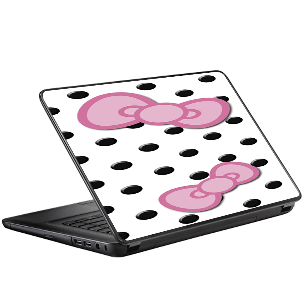  Pink Bows Universal 13 to 16 inch wide laptop Skin