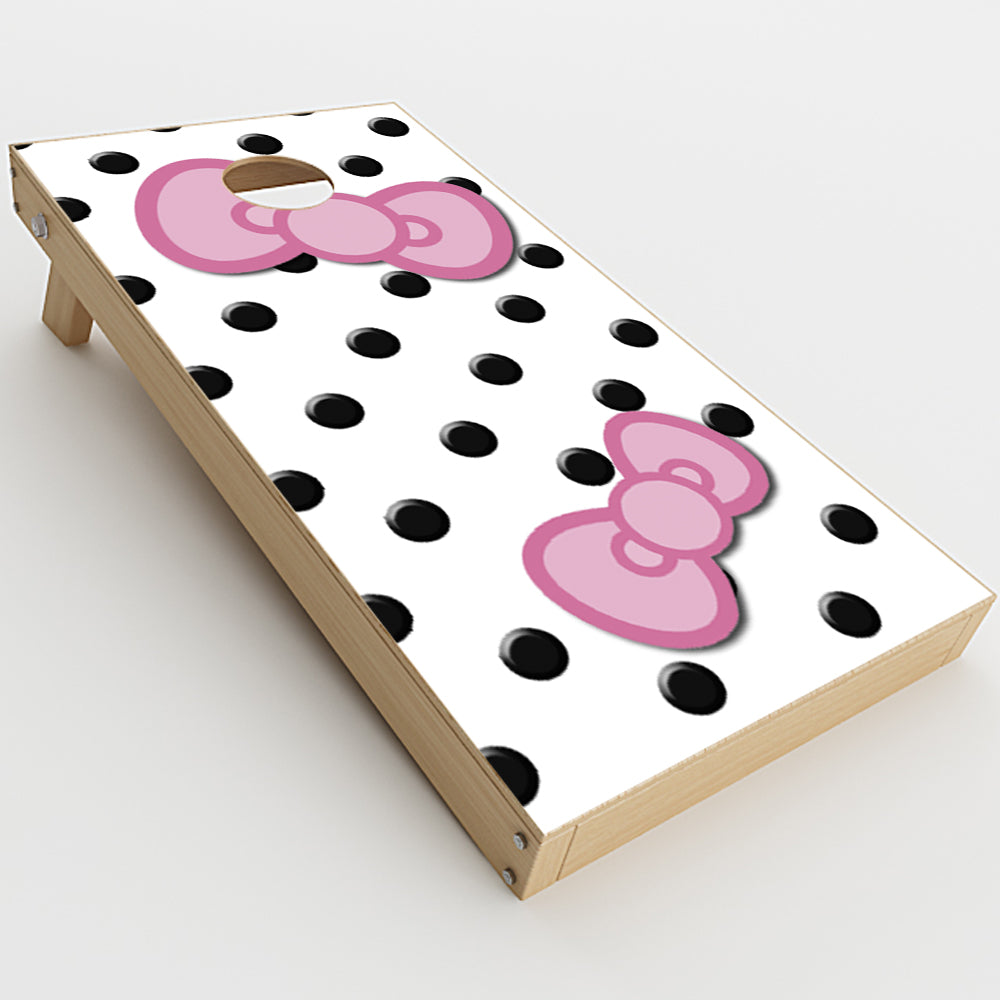  Pink Bows Cornhole Game Boards  Skin