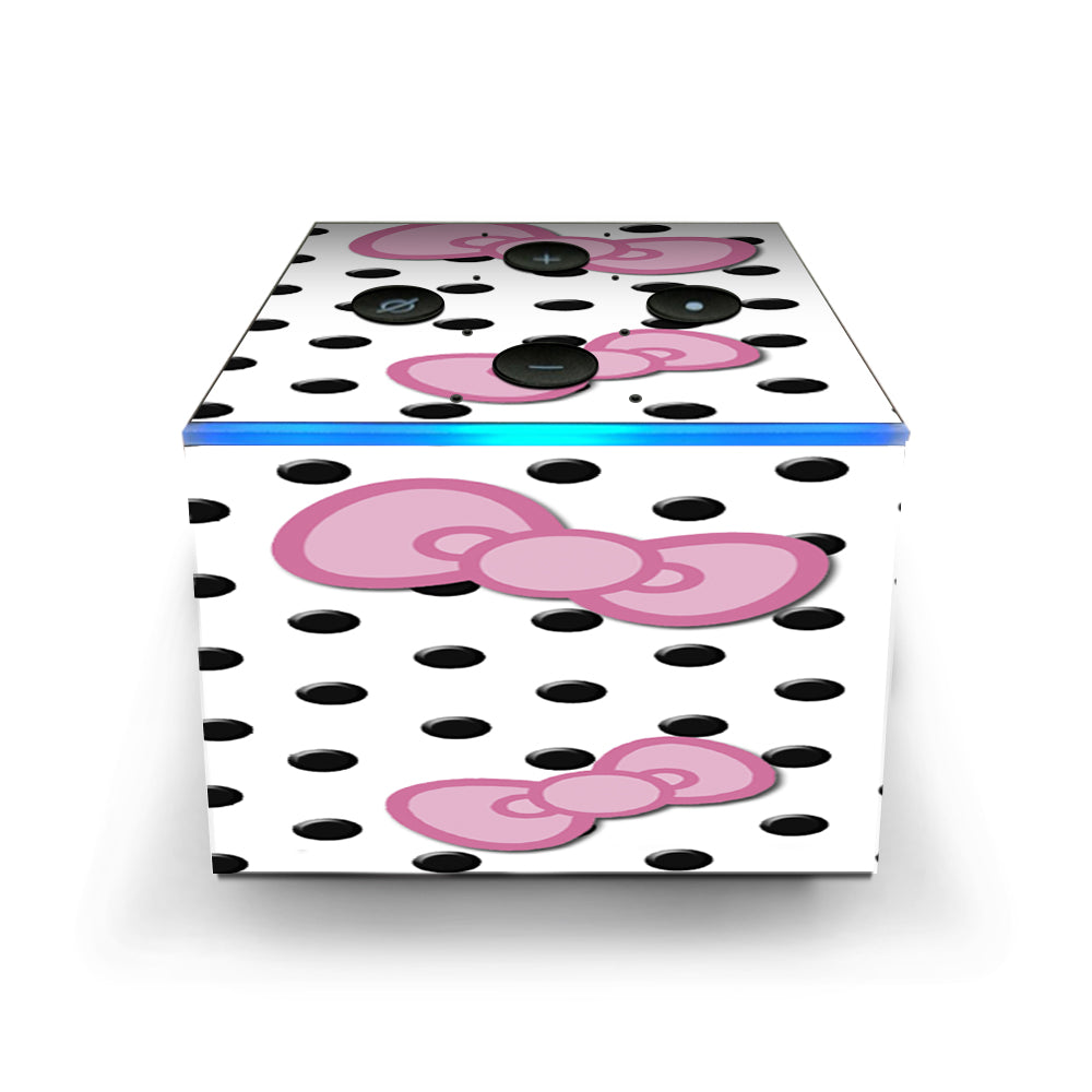  Pink Bows Amazon Fire TV Cube Skin