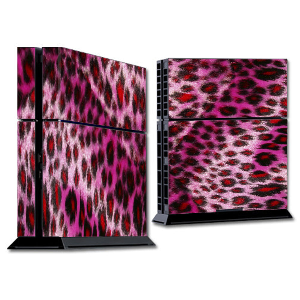 Pink Fur, Cheetah Sony Playstation PS4 Skin